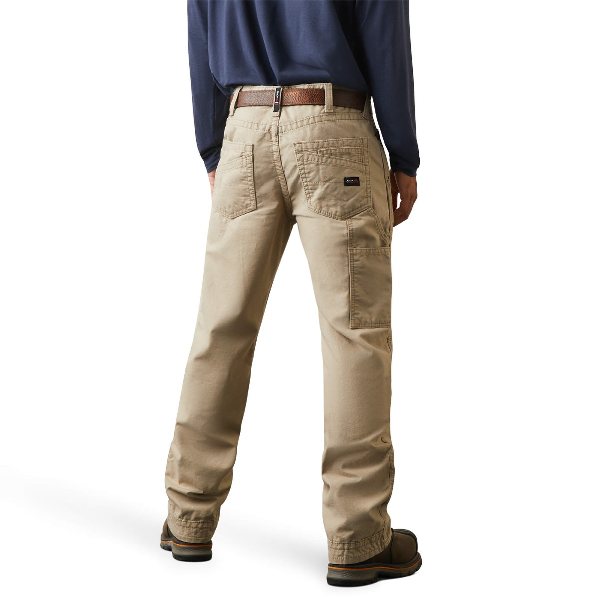 Ariat FR M4 Relaxed Workhorse Boot Cut Pant in Khaki